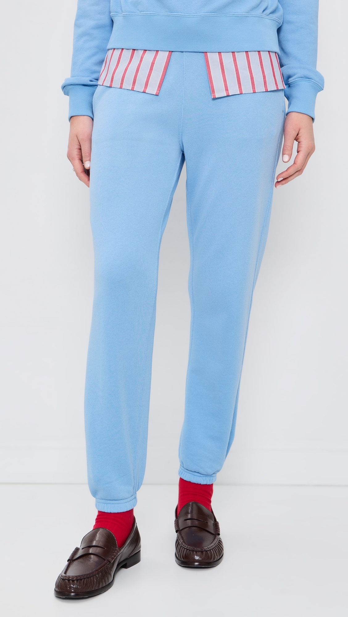 Arctic Knit Ankle Jogger Pants Chatham Blue