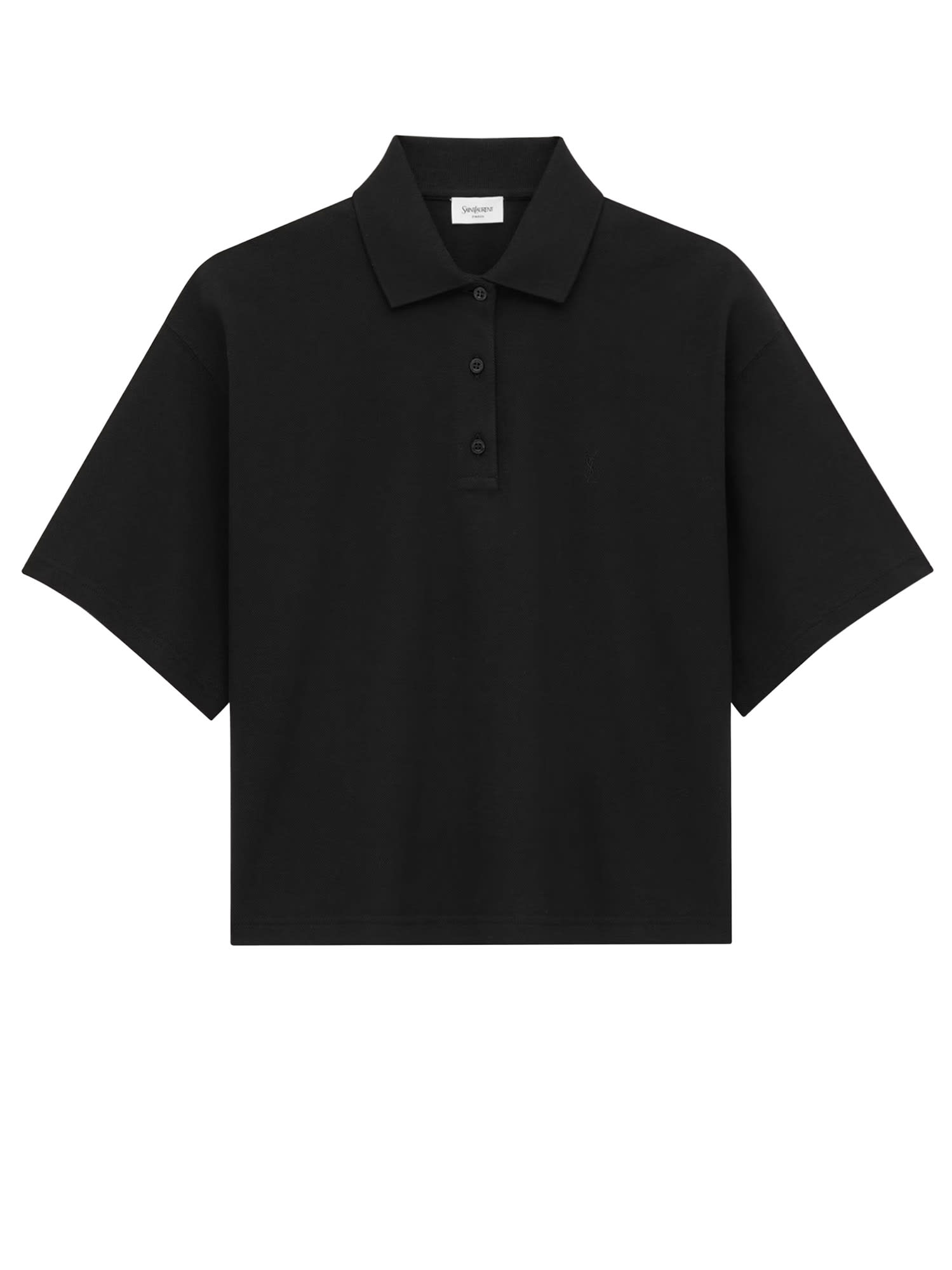 Oversized Cotton Polo Shirt