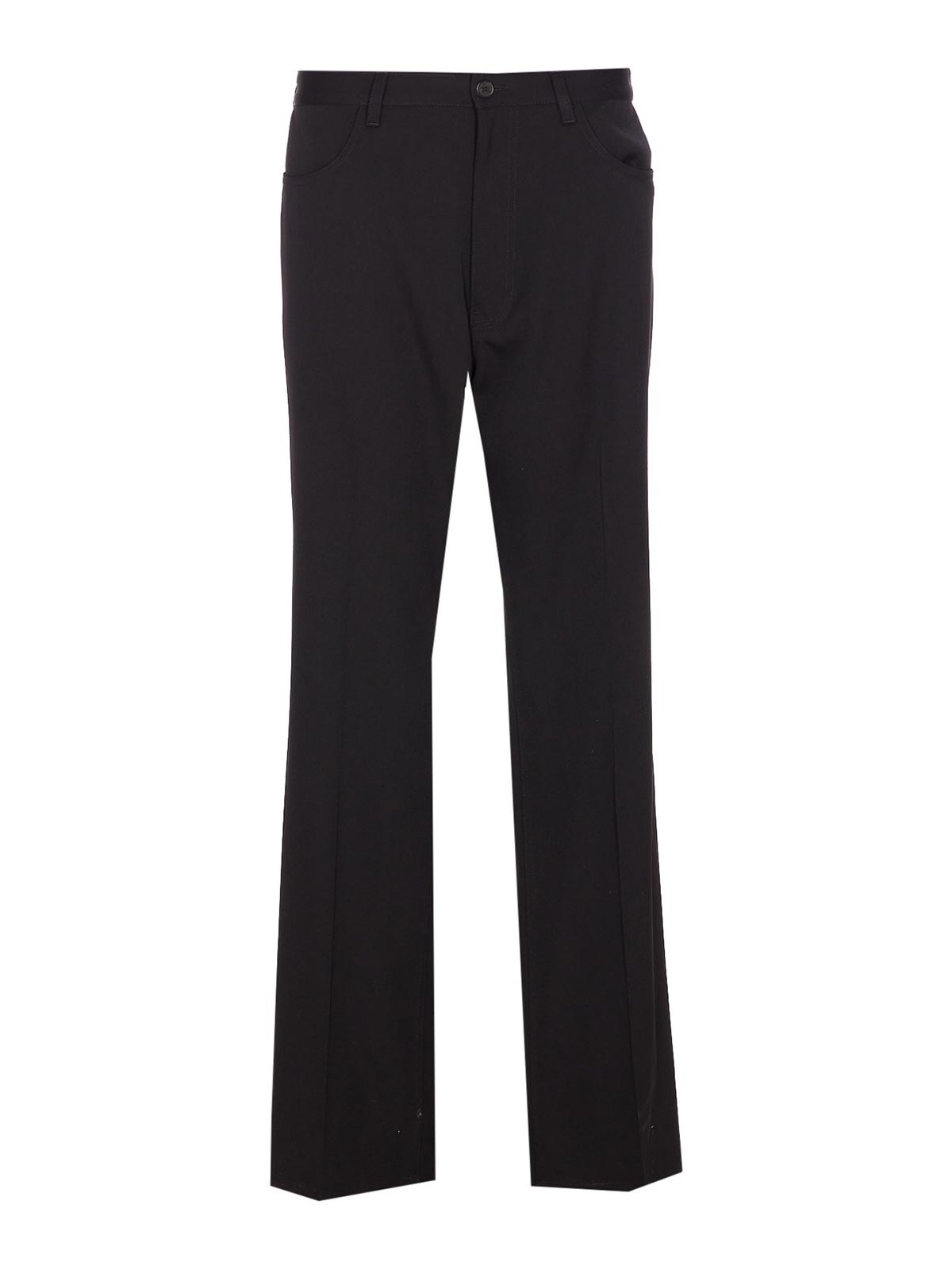 Black Straight Tailored Pants