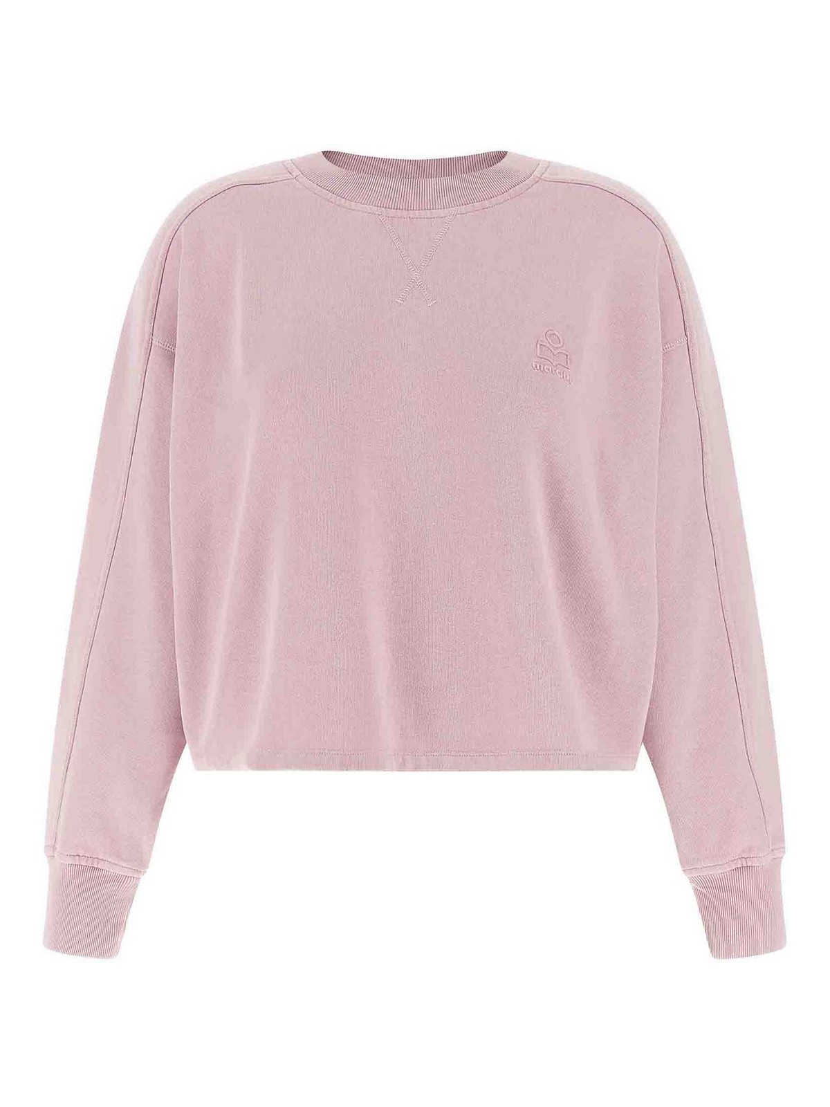 Isabel Marant Etoile - sunny logo crew neck sweatshirt top