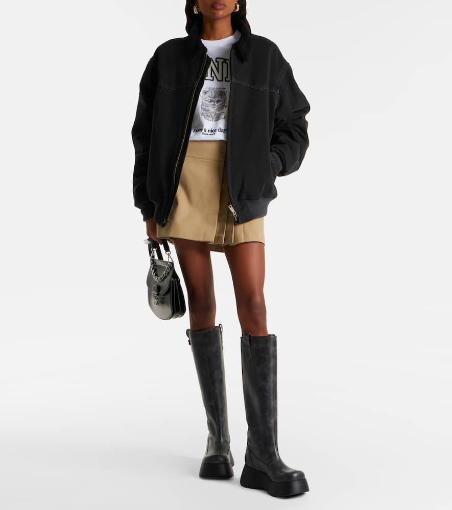 Kat platform knee-high boots