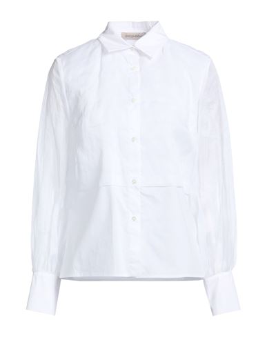 Woman Shirt White Size 10 Cotton