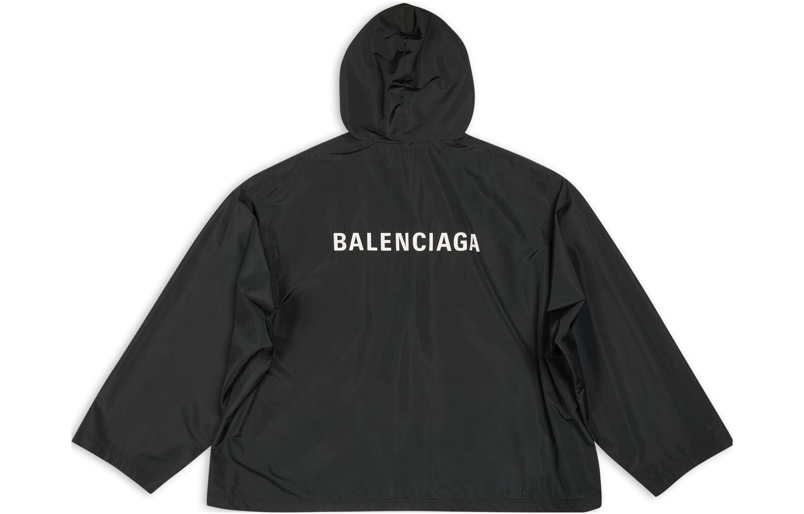 Hooded Windbreaker Jacket 'Black'