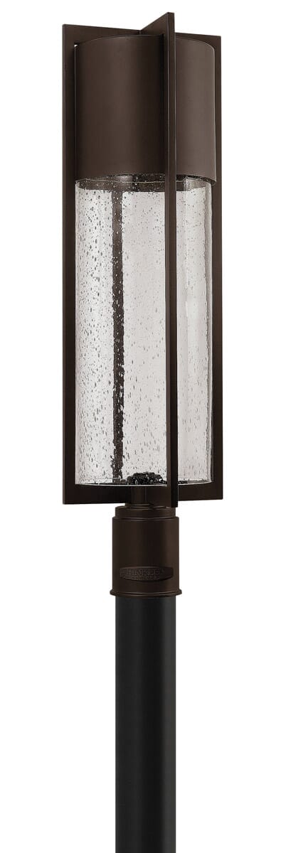 Buckeye Bronze LED Post Top Pier Mount from the Shelter Collection