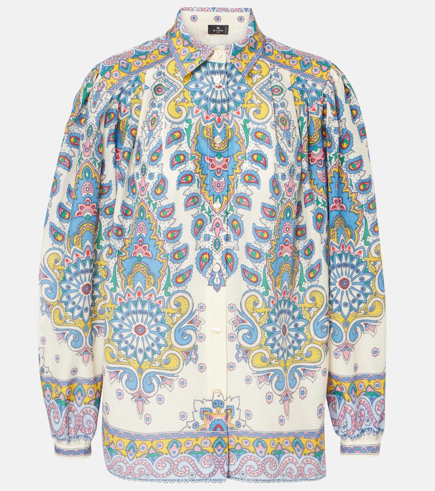 Paisley cotton and silk shirt