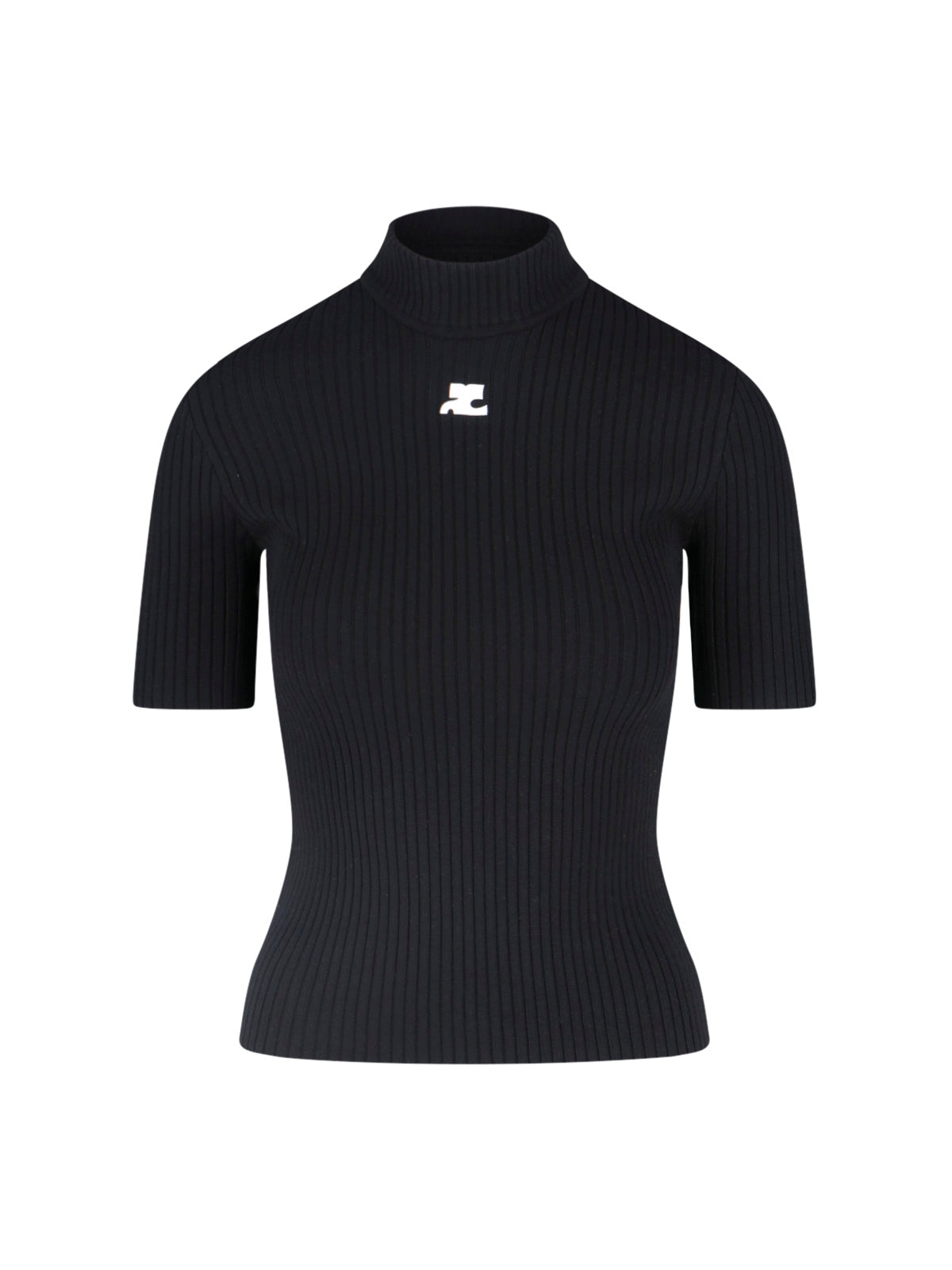 Courrèges Logo Knit Top for Women - Fall/Winter 2025