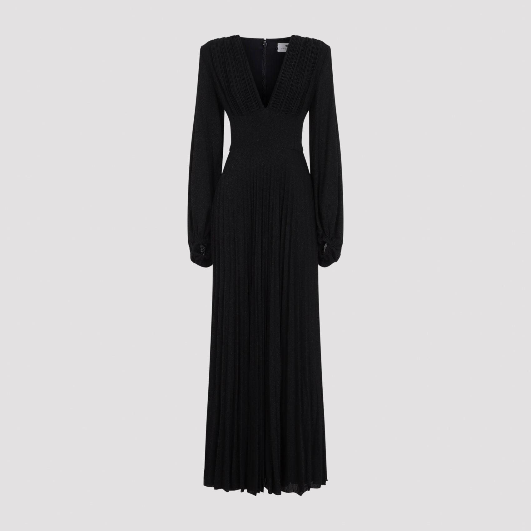 Long Lurex T-Shirt Dress in Viscose Blend