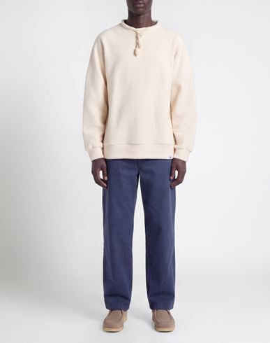 Man Sweatshirt Ivory Size L Cotton, Polyester, Polyamide