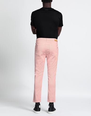 Man Jeans Pink Size 28 Cotton, Elastane