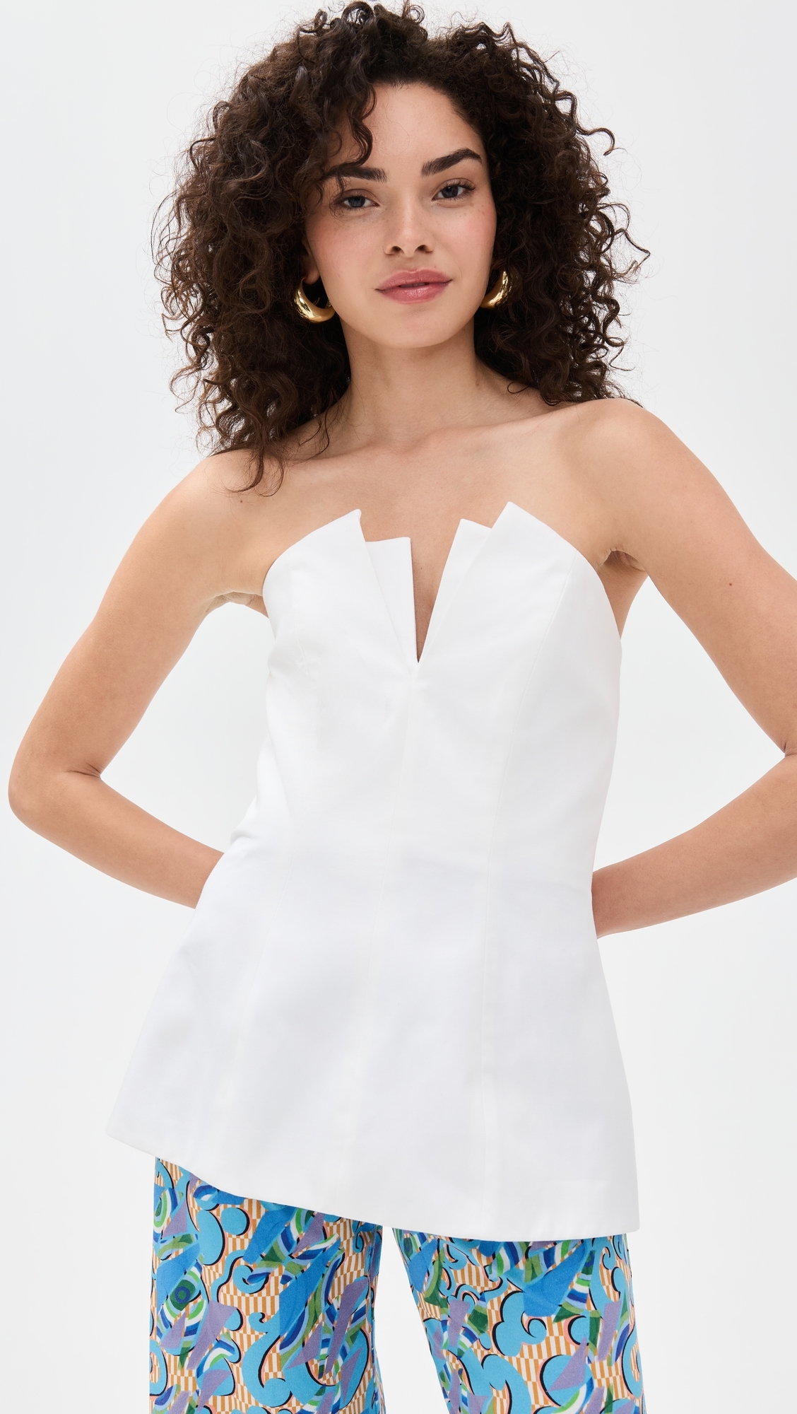 De Loreta Corozo Top White