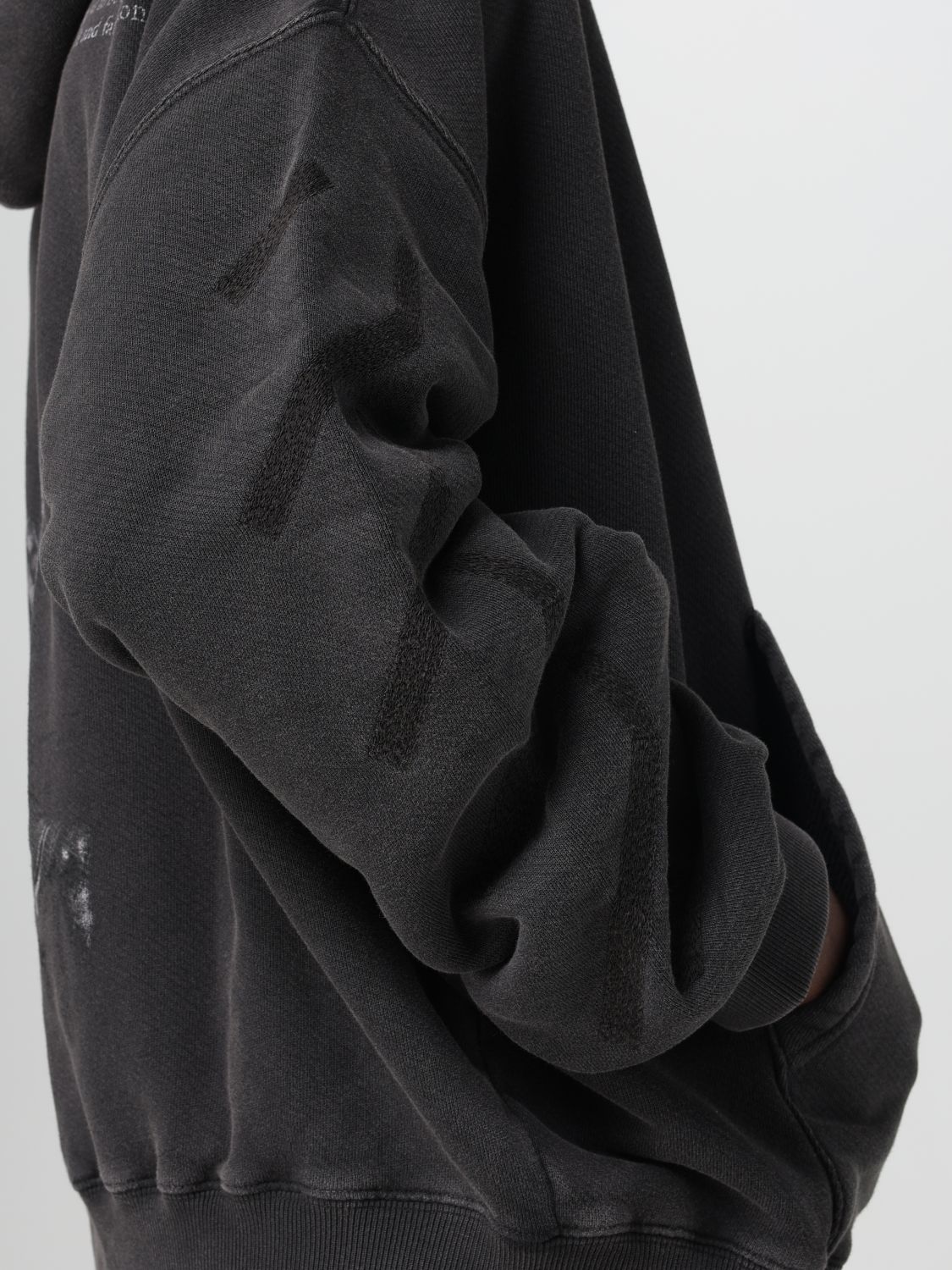 Sweatshirt Men color Black