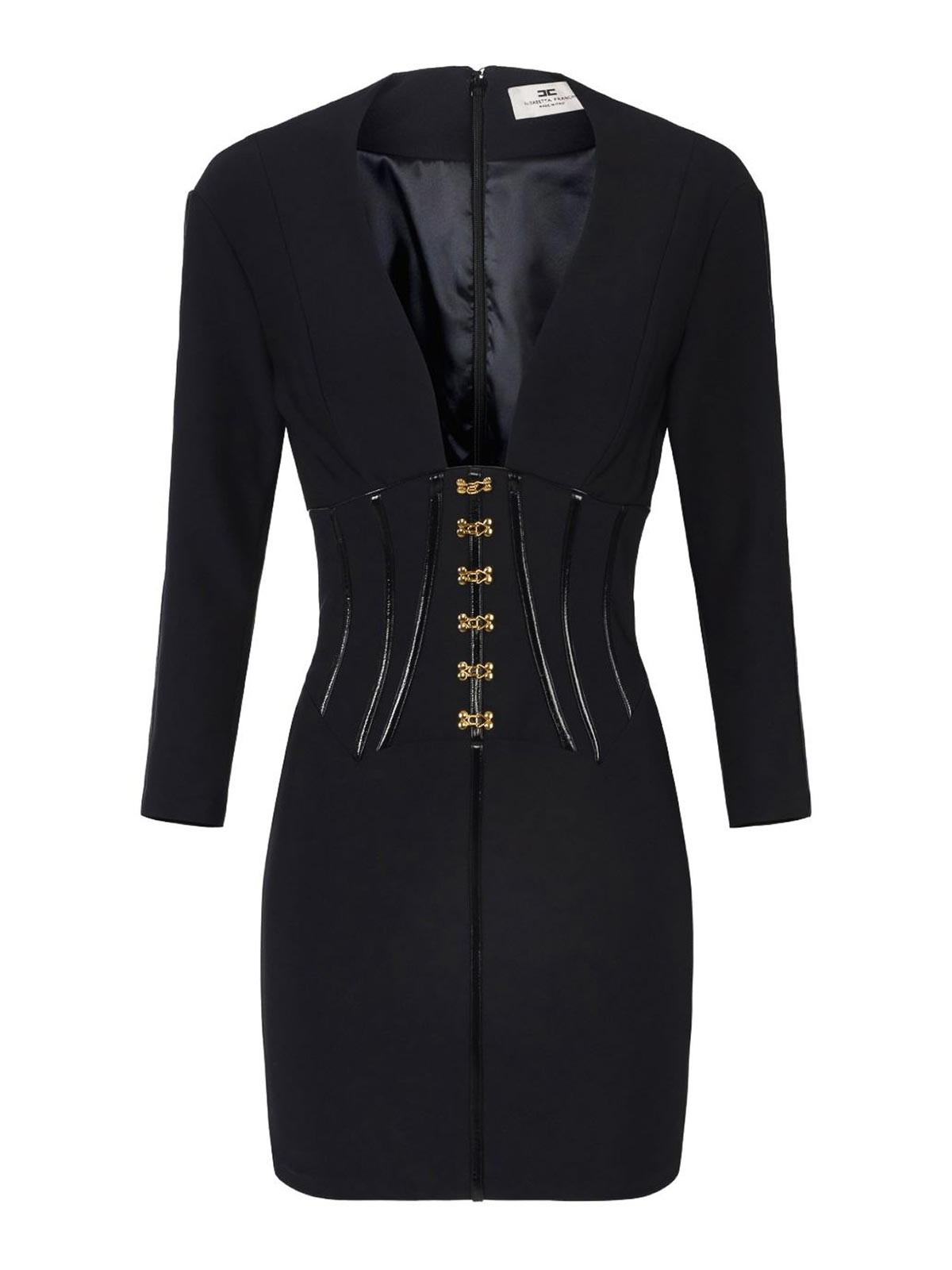 Short Dress With Corset Detail