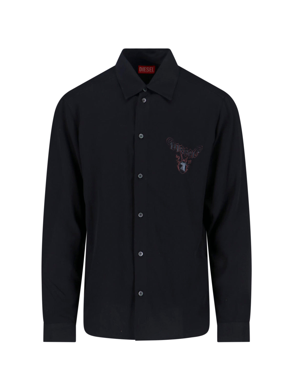 100% Viscose Button-Up Shirt for Men