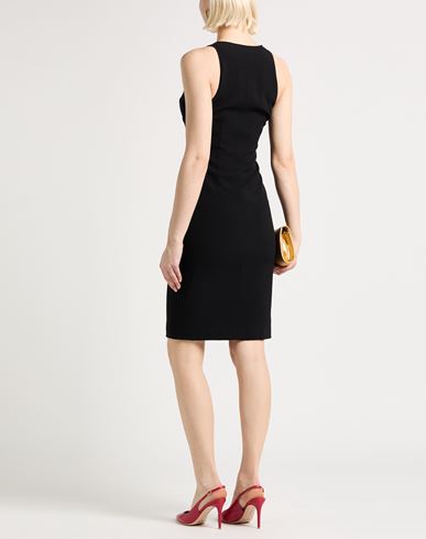 Woman Midi dress Black Size 6 Acetate, Viscose