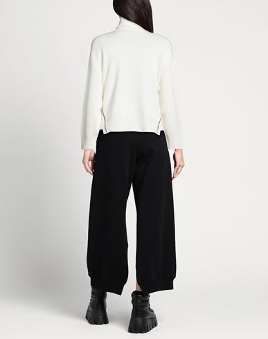 Woman Turtleneck Ivory Size 6 Merino Wool