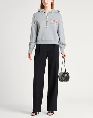 Woman Sweatshirt Light grey Size 6 Cotton