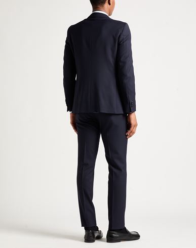 Man Suit Midnight blue Size 38 Polyester, Viscose, Elastane