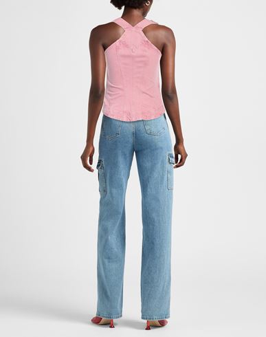 Moschino Jeans Woman Top Antique rose Size M Cotton