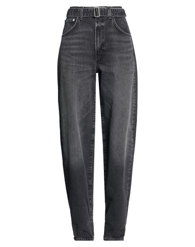Woman Jeans Black Size 24 Recycled cotton