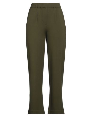 Woman Pants Military green Size S Viscose, Elastane