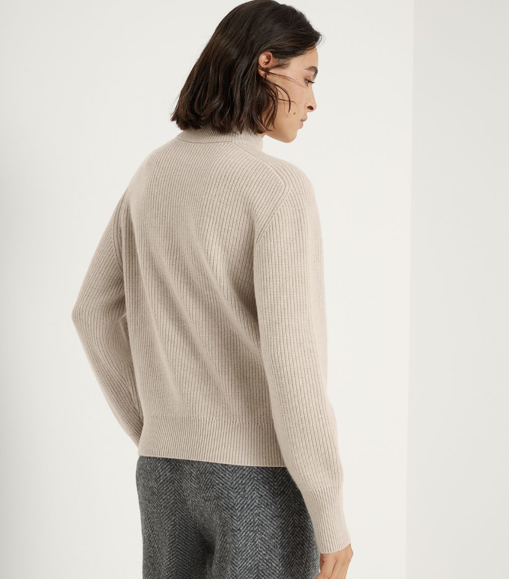 Cashmere English RIb Sweater
