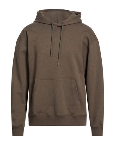 Man Sweatshirt Military green Size 3 Cotton