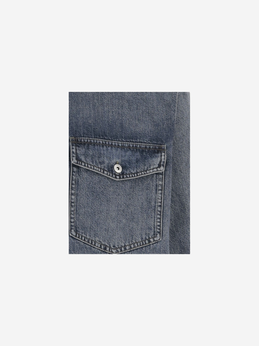 J. W. Anderson Cotton Denim Shirt With Logo