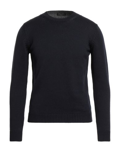 Man Sweater Midnight blue Size 36 Merino Wool