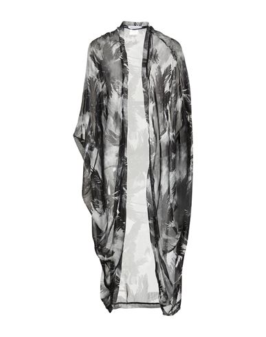 Woman Overcoat & Trench Coat Grey Size ONESIZE Polyester
