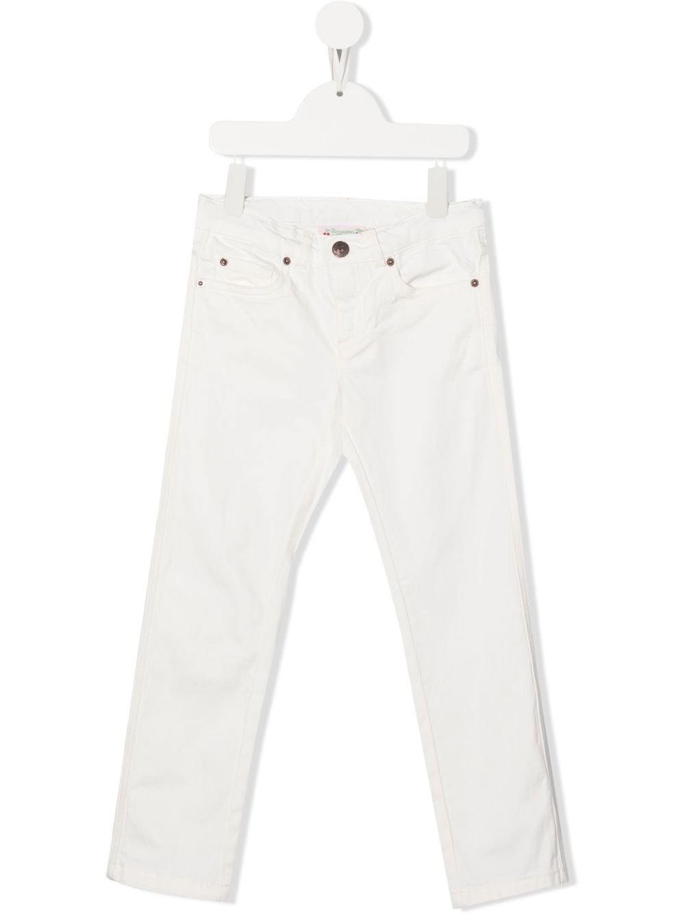 Bonnie slim-cut trousers - White