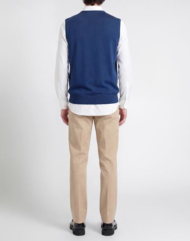 Extrafine Merinos Man Sweater Blue Size 44 Virgin Wool