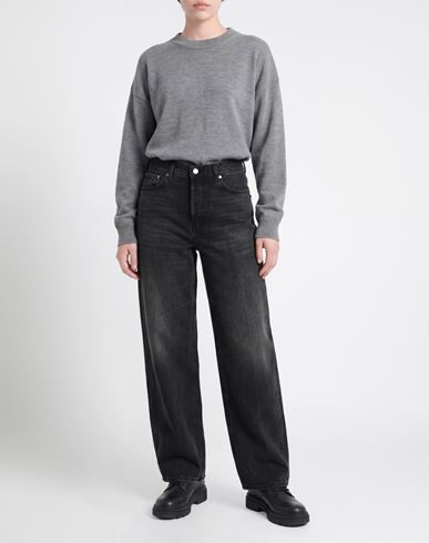 Woman Jeans Black Size 28 Cotton