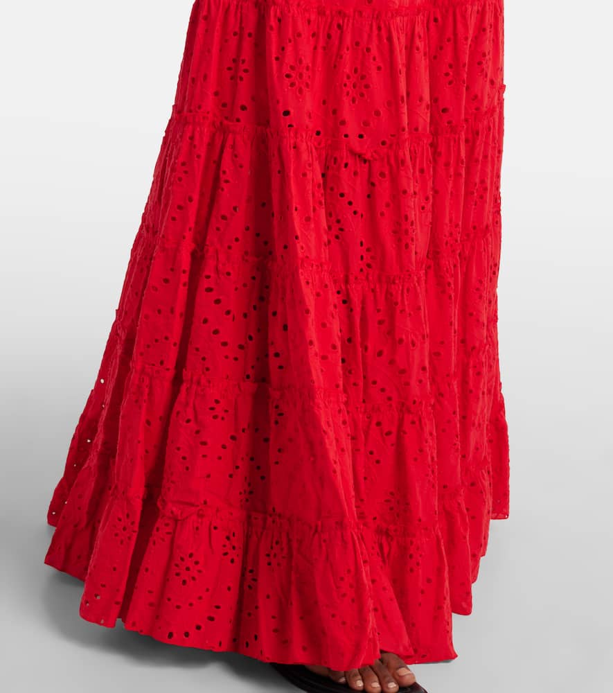 Soledad floral cotton maxi dress
