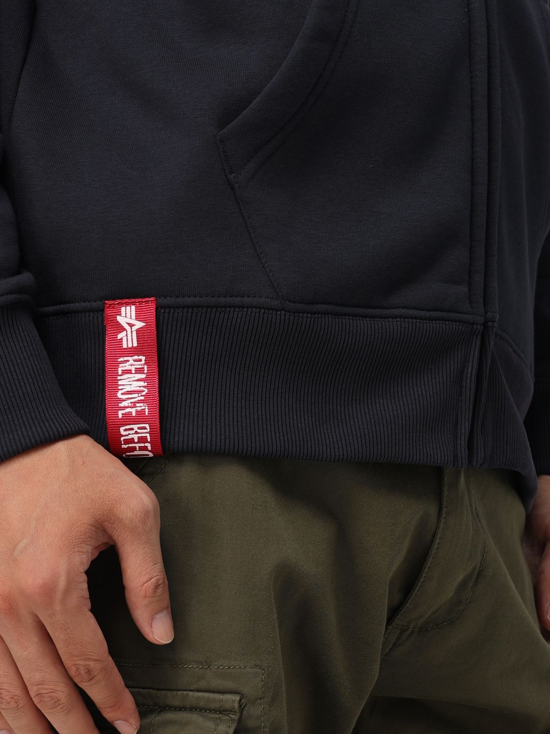 Logo-print hooded jacket - Grey