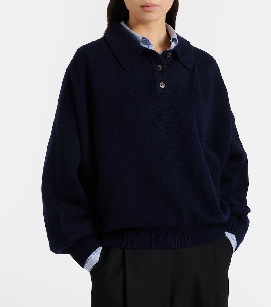Etta cashmere polo sweater