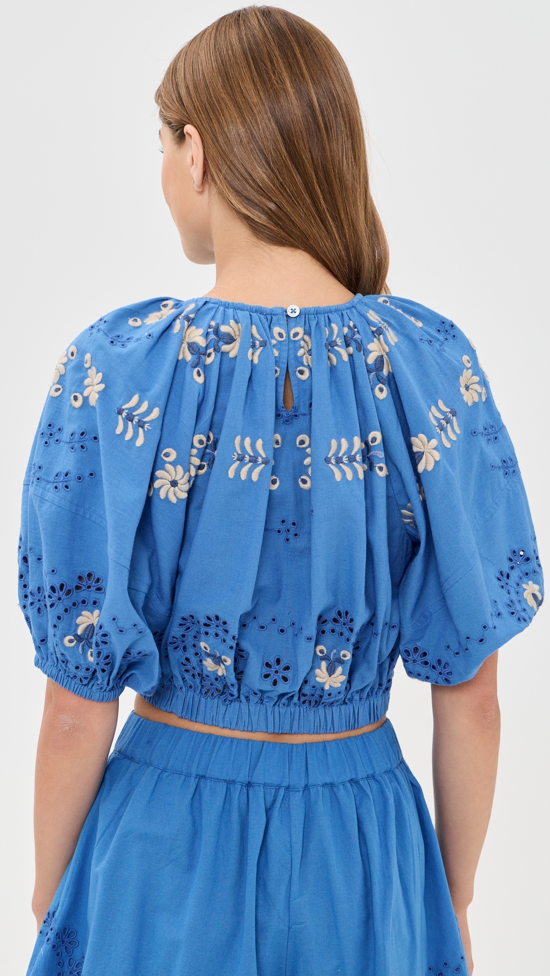 Catharina Bubble Top Blue