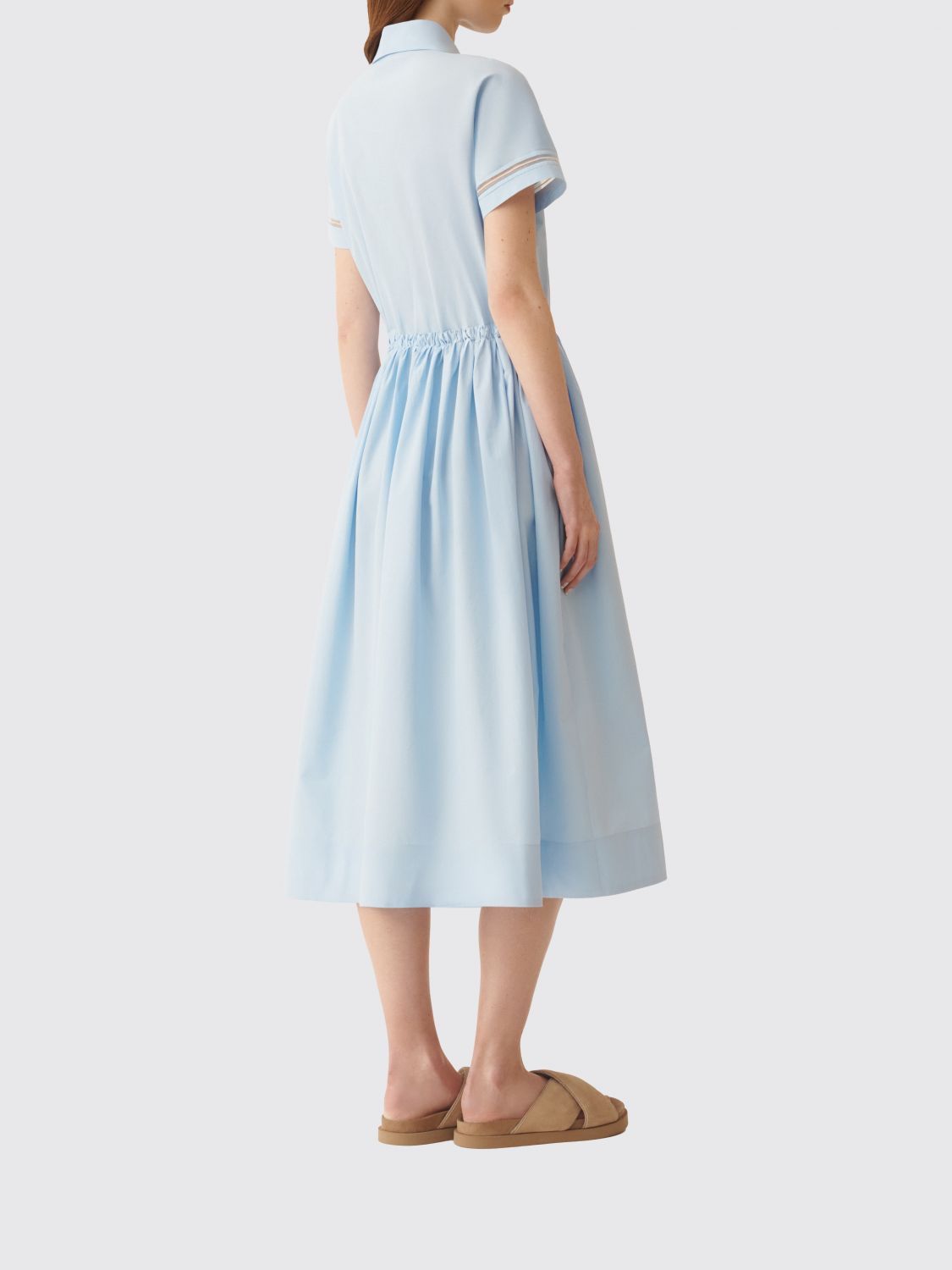 Dress Woman color Gnawed Blue