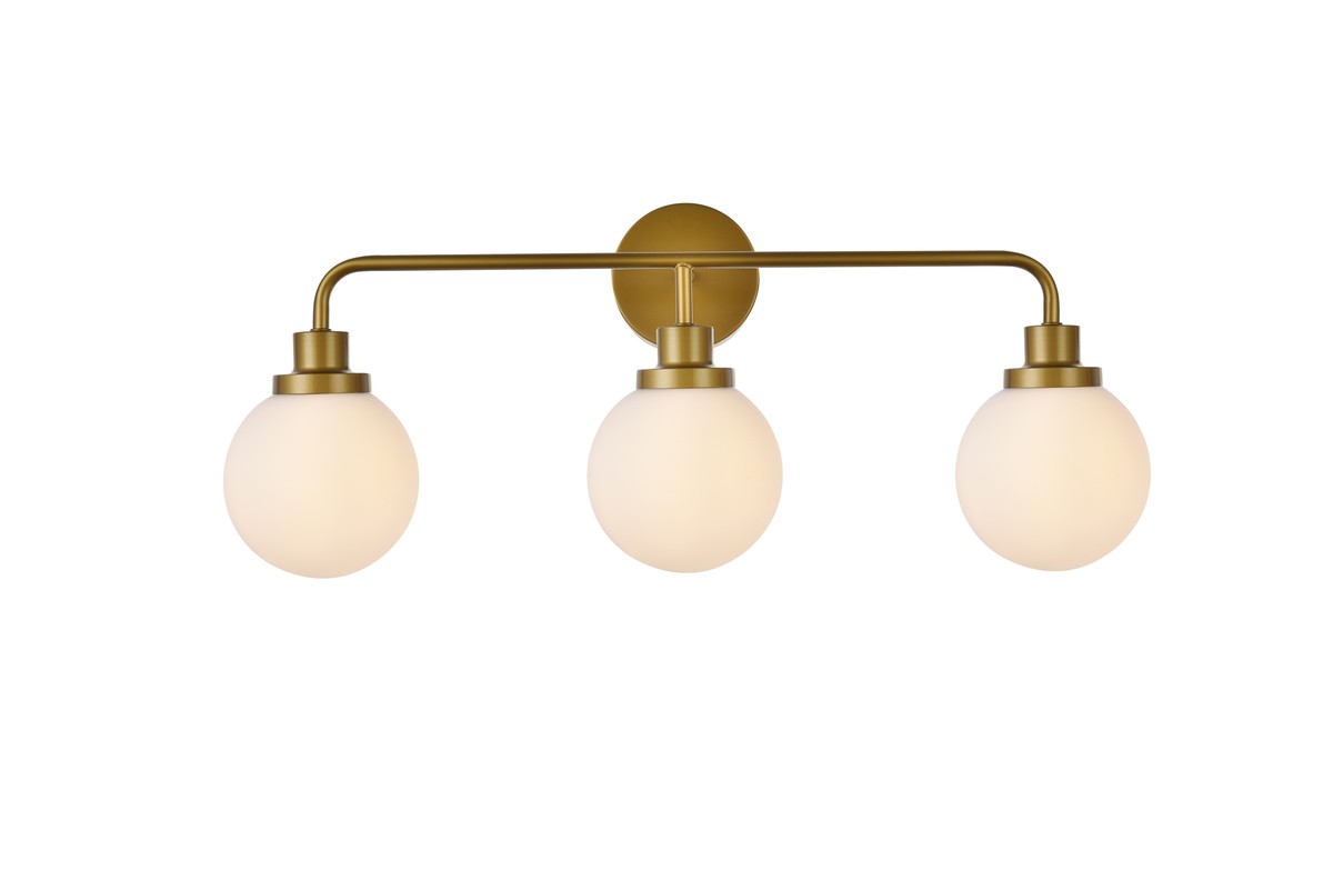 Brass Three Light Bath from the Hanson Collection