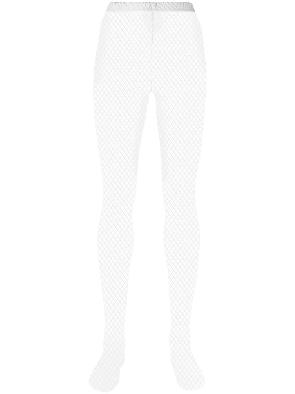 Mesh-panelling leggings - Black