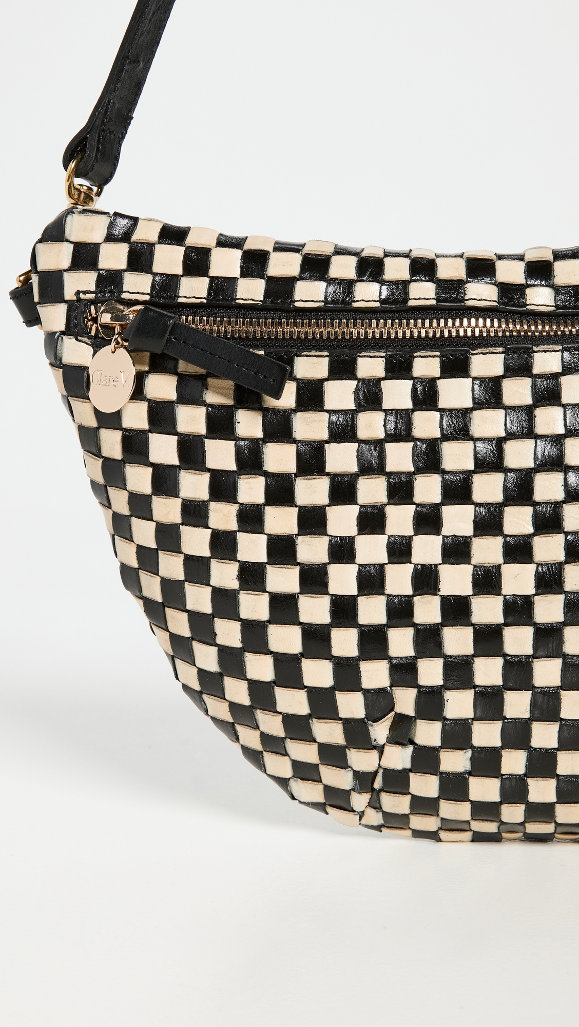 Grande Fanny Bag Black/Cream Check One Size