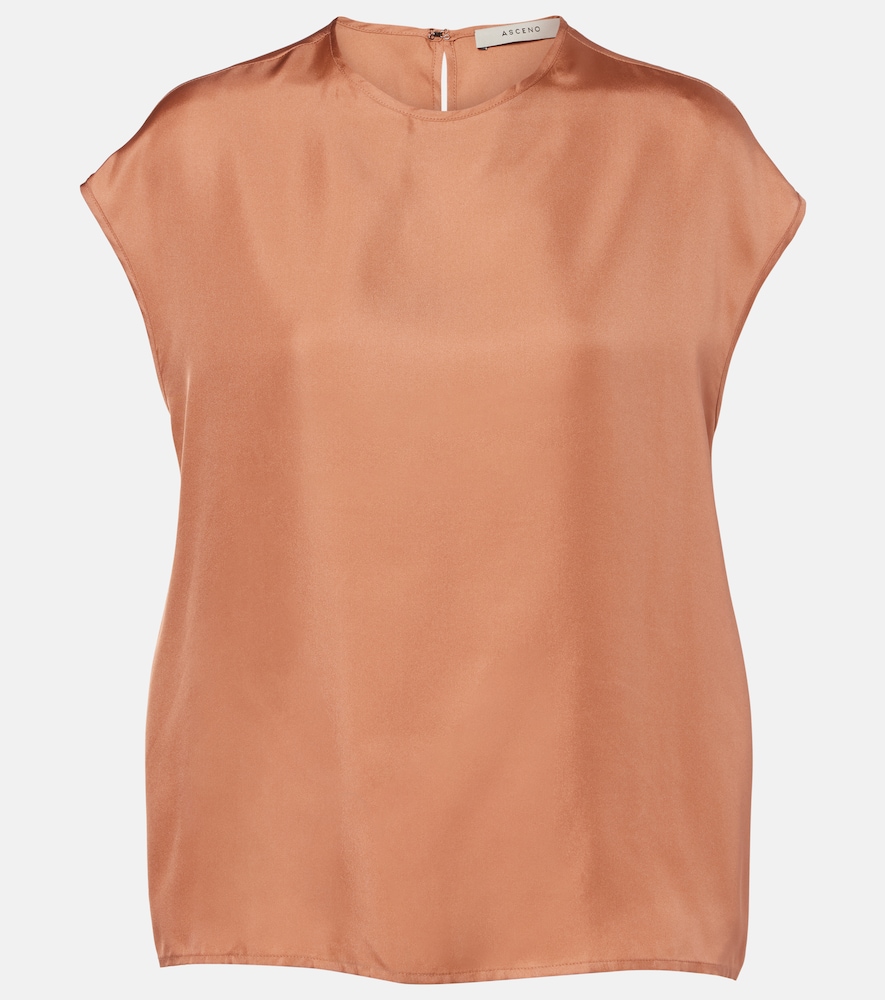 Dasha silk twill top