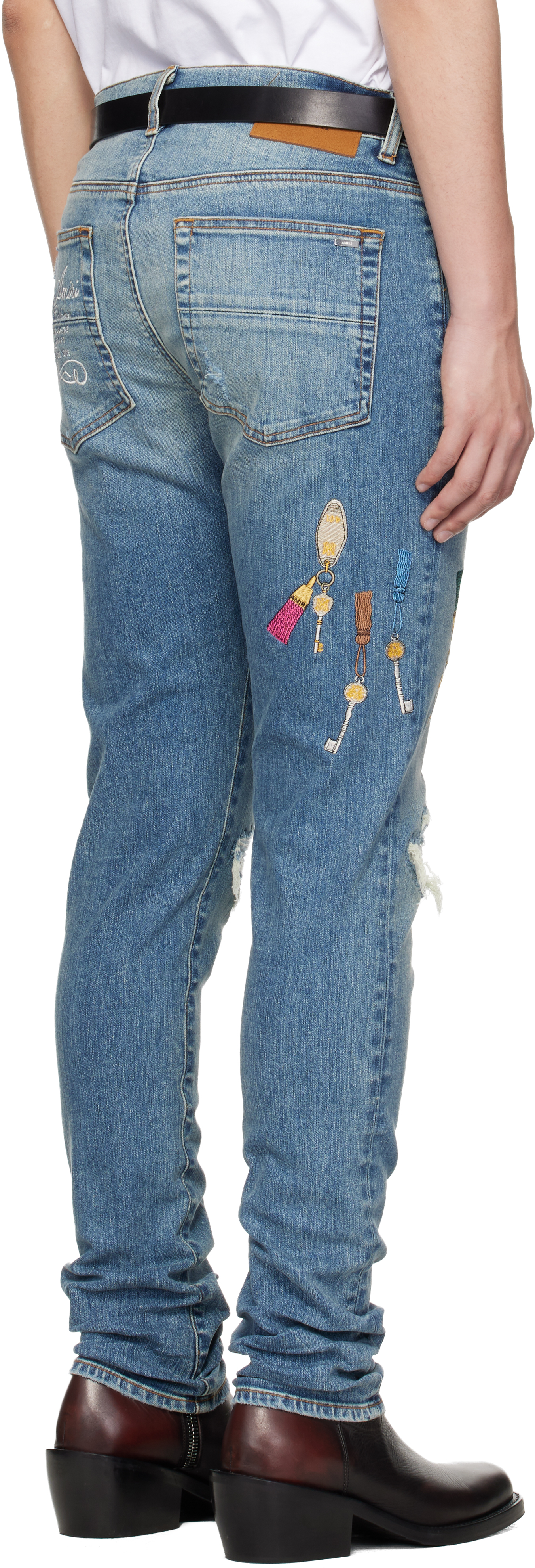 Blue 'Chateau Keys' MX1 Jeans