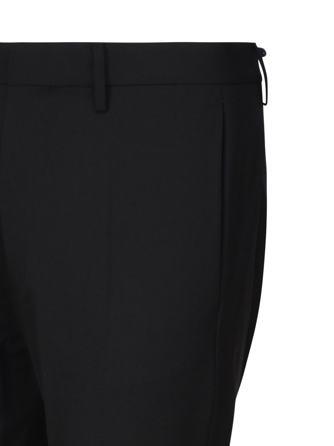 Stretch Wool Blend Trousers