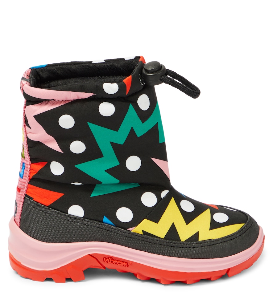 Printed ski boots