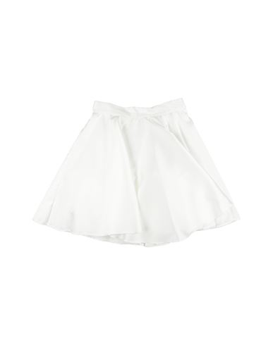 Kid Girl Kids' skirt White Size 12 Polyester, Silk