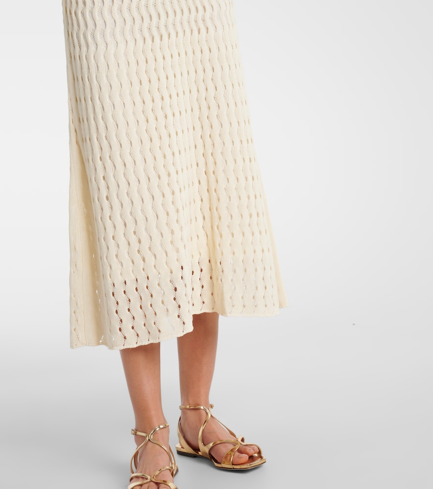 Jemmy open-knit maxi dress