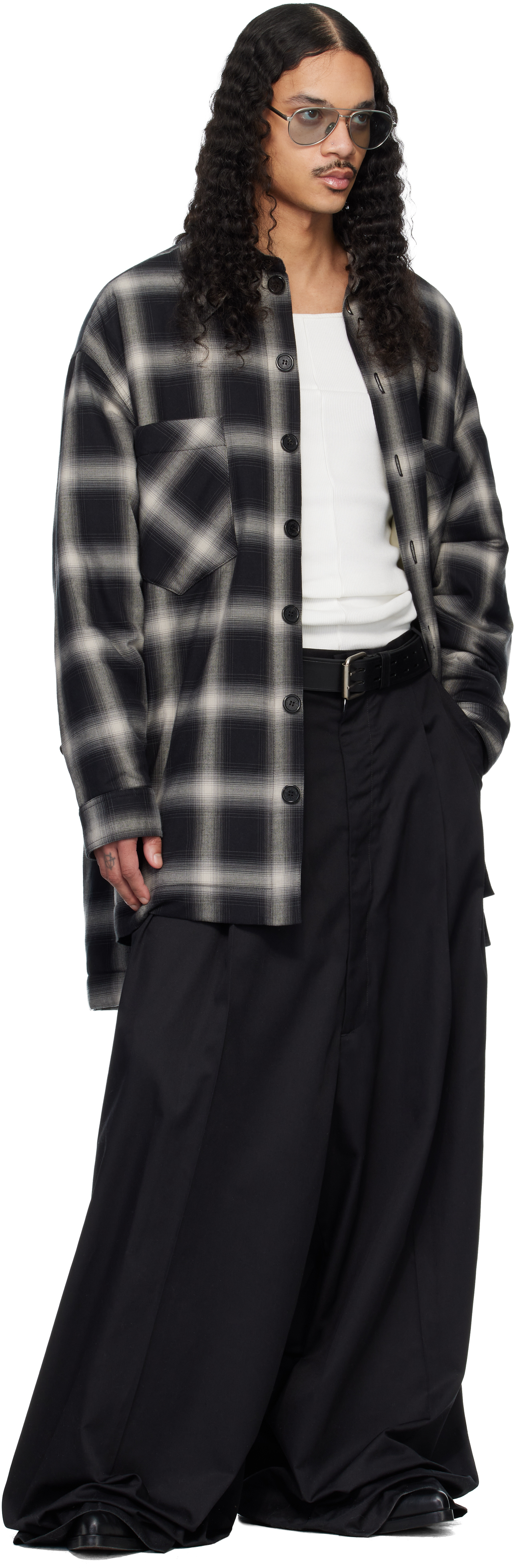 Black Lowline Trousers
