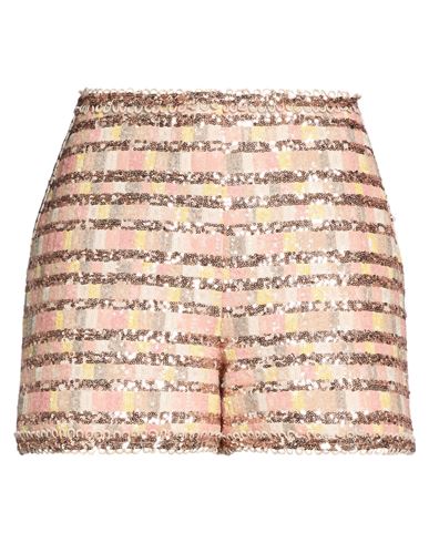 Woman Shorts & Bermuda Shorts Blush Size 6 Silk, Polyester