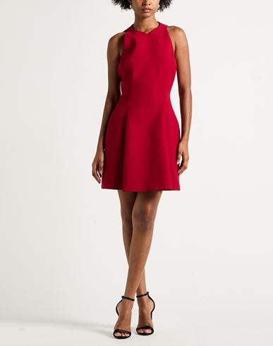 Woman Mini dress Red Size 6 Wool, Viscose
