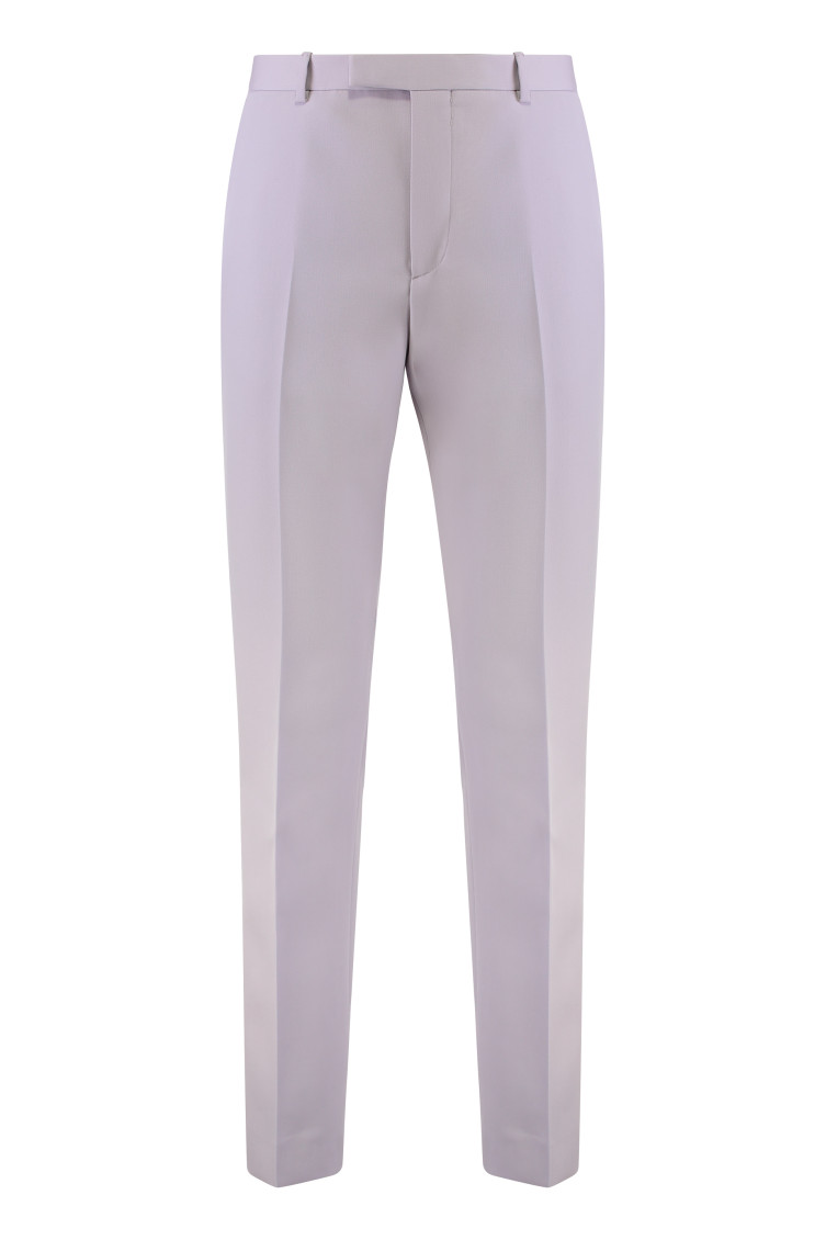 Wool Gabardine Trousers